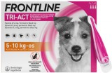 Frontline Tri-Act Spot On kutyáknak S (5-10 kg | 3 pipetta)