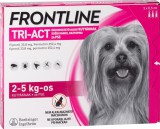 Frontline Tri-Act spot-on kutyáknak XS 2-5 kg 3 db