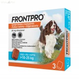 Frontpro Rágótabletta kutyáknak M 10-25kg 3x68mg