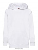 Fruit of the Loom 062043 gyerek kapucnis pulóver FEHÉR 116-164