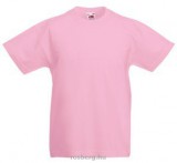 Fruit of the Loom 61-033 KIDS Valueweight gyerek póló LIGHT PINK 92-164 méretek
