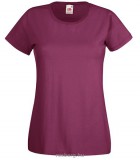 Fruit of the Loom 61-372 LADY FIT Valueweight női póló BURGUNDY XS-XXL méretek