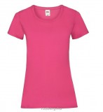 Fruit of the Loom 61-372 LADY FIT Valueweight női póló FUCHSIA XS-XXL méretek