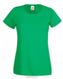 Fruit of the Loom 61-372 LADY FIT Valueweight női póló KELLY GREEN XS-XXL méretek