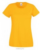 Fruit of the Loom 61-372 LADY FIT Valueweight női póló SUNFLOWER XS-XXL méretek