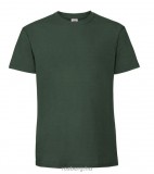 Fruit of the Loom 61422 ICONIC 195 CLASSIC T póló BOTTLE GREEN S-XXL