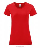 Fruit of the Loom 61432 női ICONIC póló 150T XS-XXL méretek RED