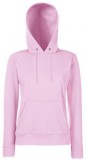 Fruit of the Loom 62-038 női kapucnis pulóver LIGHT PINK S-XL