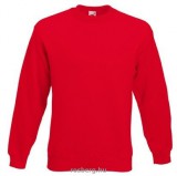 Fruit of the Loom 62-202 kereknyakú pulóver RED S-XXL