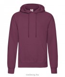 Fruit of the Loom 62-208 kapucnis pulóver BURGUNDY S-XXL