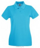 Fruit of the Loom 63-030 LADY FIT Premium női póló AZURE BLUE XS-XXL méretek
