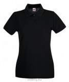 Fruit of the Loom 63-030 LADY FIT Premium női póló BLACK XS-XXL méretek
