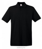 Fruit of the Loom 63-218 PREMIUM galléros póló BLACK S-XXL