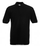 Fruit of the Loom 63-218 PREMIUM galléros póló BLACK XXXL