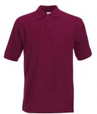 Fruit of the Loom 63-218 PREMIUM galléros póló BURGUNDI S-XXL