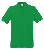 Fruit of the Loom 63-218 PREMIUM galléros póló KELLY GREEN XXXL