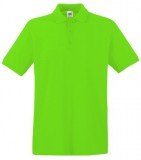 Fruit of the Loom 63-218 PREMIUM galléros póló LIME S-XXL