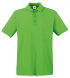 Fruit of the Loom 63-218 PREMIUM galléros póló LIME XXXL