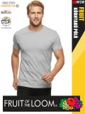Fruit of the Loom ICONIC 150 HEATHERGREY finompamut férfi póló - 150g/m2