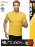 Fruit of the Loom ICONIC 150 SUNFLOWER finompamut férfi póló - 150g/m2