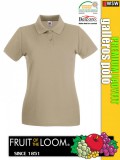 Fruit of the Loom PREMIUM LADYFIT piqué galléros női póló
