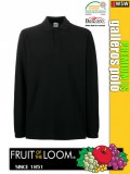 Fruit of the Loom PREMIUM LS piqué galléros hosszúujjú póló