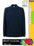 Fruit of the Loom PREMIUM LS piqué galléros hosszúujjú póló