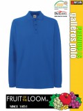 Fruit of the Loom PREMIUM LS piqué galléros hosszúujjú póló