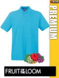 Fruit of the Loom PREMIUM piqué galléros férfi póló