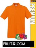Fruit of the Loom PREMIUM piqué galléros férfi póló