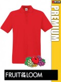 Fruit of the Loom PREMIUM piqué galléros férfi póló