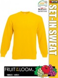 Fruit of the Loom SET-IN unisex pulóver