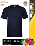 Fruit of the Loom VALUEWEIGHT DEEPNAVY pamut férfi póló - 165g/m2