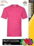 Fruit of the Loom VALUEWEIGHT FUCHSIA pamut férfi póló - 165g/m2