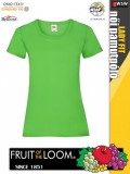 Fruit of the Loom VALUEWEIGHT LIME női pamut póló - 165g/m2