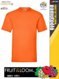 Fruit of the Loom VALUEWEIGHT ORANGE pamut férfi póló - 165g/m2