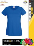 Fruit of the Loom VALUEWEIGHT ROYALBLUE női pamut póló - 165g/m2