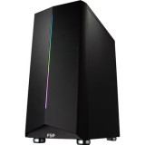 FSP CMT151 táp nélküli ablakos ATX számítógépház fekete RGB (CMT151)