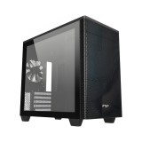 FSP CST360 microATX miditorony számítógépház, fekete