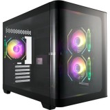 FSP S380-BA Micro Tower Fekete Számítógép ház