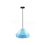 Függeszték világos pasztell kék prizmával 310 x 180 mm