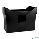 Függőmappa tároló, műanyag, DONAU, fekete