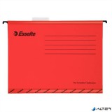 Függőmappa, újrahasznosított karton, A4, ESSELTE "Classic", piros