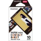 Fujifilm Instax MINI Contact Sheet Film Fekete