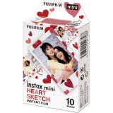 Fujifilm Instax Mini Film Heart Sketch instant fotópapír (10 db) (16799926)