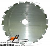 Fűkasza kés vastagság 1,5 mm / vágóélek 22 / Ø tengely furat 25,4 mm