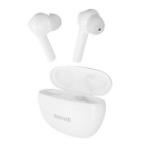 Fülhallgató, vezeték nélküli, bluetooth 5.3, mikrofonnal, maxell "dynamic+", fehér 348570