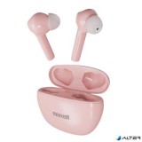 Fülhallgató, vezeték nélküli, Bluetooth 5.3, mikrofonnal, MAXELL "Dynamic+", rózsaszín