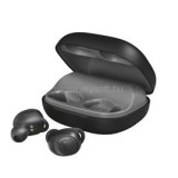 Fülhallgató Vezeték nélküli - Duet XP Bluetooth (fekete; BT5.0; akku; mikrofon; 2200mAh dokkoló; AAC codec) (TRUST_23256)