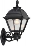 Fumagalli BISSO/CEFA E27 Kültéri falilámpa Fekete